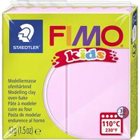 Fimo kids boetseerklei, roze, 42 gr