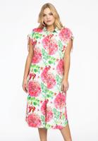 Yoek Jurk met knoopjes ALLIUM | Wit | Maat 54/56 Yoek Jurk met knoopjes ALLIUM | Wit | Maat 54/56