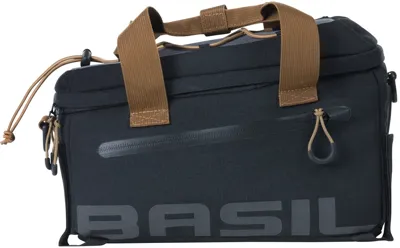 Bagagedragertas / schoudertas Basil Miles Trunkbag - 7 liter - black slate