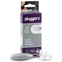 Pluggerz Earplugs Music gehoorbescherming transparant - thumbnail