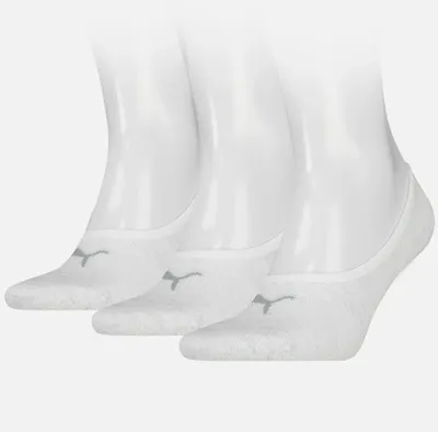 3 paar footies sokken - Invisible - Lage katoenen Sneaker sokken - Invisible