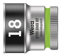 Wera 8790 HMB HF 05003752001 Dop (zeskant) Dopsleutelinzetstuk 18 mm 3/8 (10 mm)