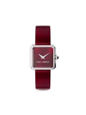 Dolce & Gabbana montre Sofia 24 mm - Rouge