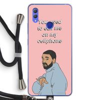 Hotline bling: Honor Note 10 Transparant Hoesje met koord