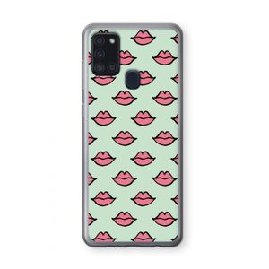 Lipjes: Samsung Galaxy A21s Transparant Hoesje