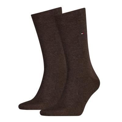 Tommy Hilfiger Sock classic 2 pack 778 oak Bruin maat 4346