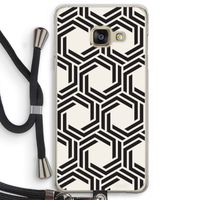 Geometrisch patroon: Samsung Galaxy A3 (2016) Transparant Hoesje met koord