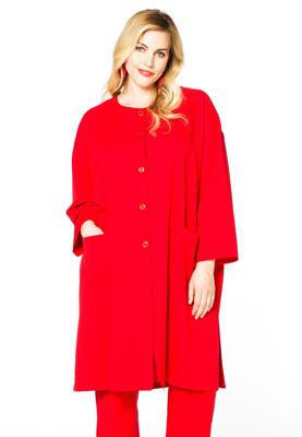 Yoek Blouse-jasje VENICE | Rood | Maat 38/40