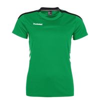 Hummel 160004 Valencia T-shirt Ladies - Green-Black - XL