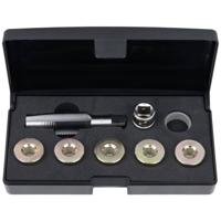 KS Tools 1504935 Olieaftapschroef-schroefdraadreparatieset, 12-delig M18 x 1,5