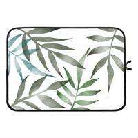Tropical watercolor leaves: Laptop sleeve 13 inch