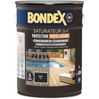 2 in 1 verzadiger - BONDEX - Mat ebbenhout - 5 L