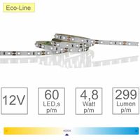 LED Strip wit 5M 4000K dimbaar witte strip 300 LED's 127-044 Tronix