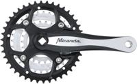 MIRANDA crankstel "beta 3r plus" crankset beta 3r plus 170mm22/32/42t no cg