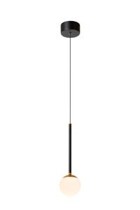 Lucide CALINA - Hanglamp - Ø 9,9 cm - LED Dimb. - 1x9W 2700K - Zwart | Premium