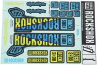 ROCKSHOX Decal set blue/yellow