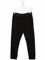 DSQUARED2 KIDS pantalon de jogging à lien de resserrage - Noir - thumbnail