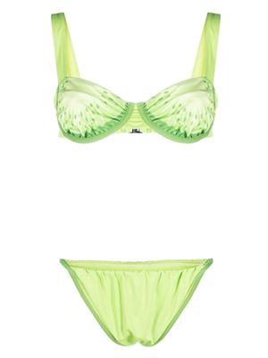House of Sunny ensemble de bikini Presse - Vert