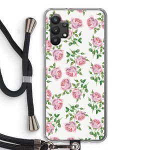 Kleine roosjes: Samsung Galaxy A32 5G Transparant Hoesje met koord