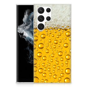 Samsung Galaxy S22 Ultra Siliconen Case Bier