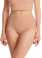 Secrets Maxi slip naadloos - 30176 - Naadloze dames taille slip - Invisible - Katoenen kruisje