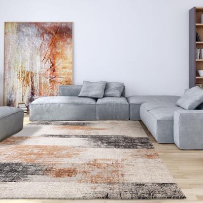 Easy Living - Vloerkleed Kuza Lines Terracotta Rug -
