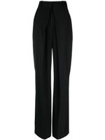 Alexander McQueen pantalon droit à taille haute - Noir - thumbnail