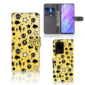 Telefoonhoesje met Naam Samsung Galaxy S20 Ultra Punk Geel