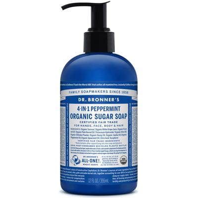 Dr. Bronner's Peppermint Shikakai Organic Sugar Soap 355ml