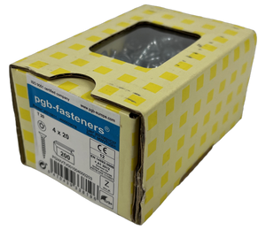 pgb-Europe PGB-FASTENERS | Spaanplaatschroef VK-T Ø 4,0x20 Zn | 200 stuks - PGWVTV001004000203