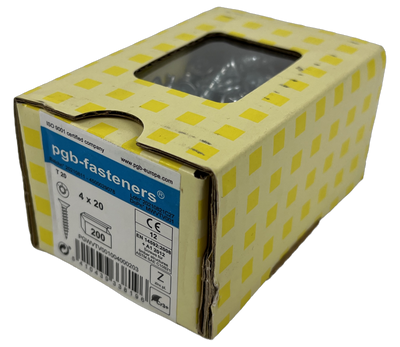 pgb-Europe PGB-FASTENERS | Spaanplaatschroef VK-T Ø 4,0x20 Zn | 200 stuks - PGWVTV001004000203