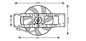Kader + Ventilator Clio 4338747