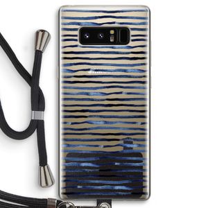 Verrassende lijnen: Samsung Galaxy Note 8 Transparant Hoesje met koord