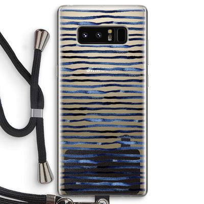 Verrassende lijnen: Samsung Galaxy Note 8 Transparant Hoesje met koord