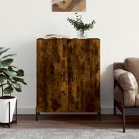 Dressoir 69,5x34x90 cm bewerkt hout gerookt eikenkleurig - thumbnail