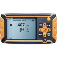 testo 0560 0420 testo 420 - Differenzdruckmessgerät für 0...120 Pa Drukverschilmeter Druk -120, 0.1, 700 - 120, 14, 110 Pa, m/s, hPa