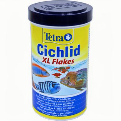 Tetra Cichlid XL-Vlokken 1L - Volledige Voeding voor Kleurrijke Gezonde Cichliden