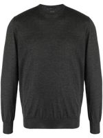 Boggi Milano pull en cachemire à col rond - Gris