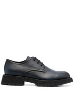 Alexander McQueen derbies à semelle épaisse - Noir - thumbnail