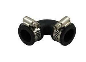 Air Aqua Flexibele Rubber Bocht 90° 25mm - Weerbestendig en Makkelijk te Monteren