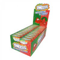 Dweebs Dweebs - Watermelon & Cherry 45 Gram 24 Stuks