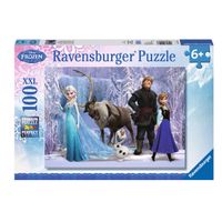 Ravensburger frozen: in het rijk van de sneeuwkoningin, 100st. - thumbnail
