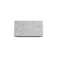 Storke Edge staand badmeubel 95 x 52 cm mat zwart met Tavola enkel wastafelblad in mat wit/zwart terrazzo