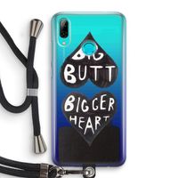 Big butt bigger heart: Huawei P Smart (2019) Transparant Hoesje met koord