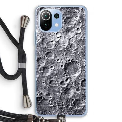 Maanlandschap: Xiaomi Mi 11 Lite Transparant Hoesje met koord