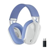 Logitech G435 LIGHTSPEED draadloze gamingheadset - WIT - Lichtgewicht Bluetooth met ingebouwde microfoon voor Dolby Atmos, pc, PS4, PS5, mobiel - thumbnail