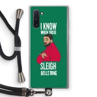 Sleigh Bells Ring: Samsung Galaxy Note 10 Transparant Hoesje met koord
