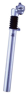 Zadelpen verend atb zilver 27.2 alu