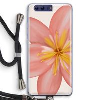 Pink Ellila Flower: Honor 9 Transparant Hoesje met koord