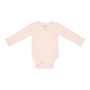 Little Dutch overslag romper lange mouw Rib Pink Maat